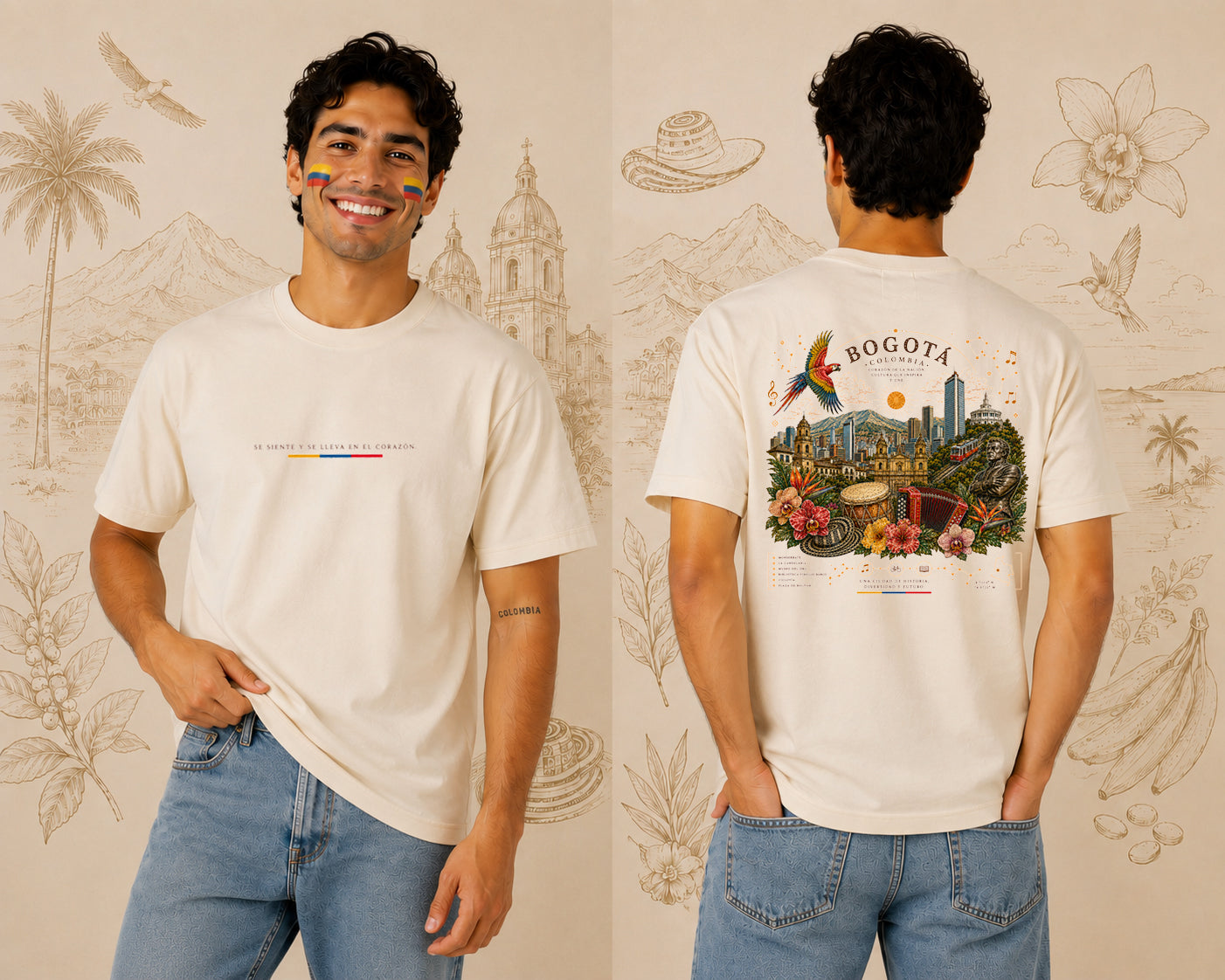 CAMISETA HOMBRE REGULAR FIT  COLOMBIA - BOGOTÁ
