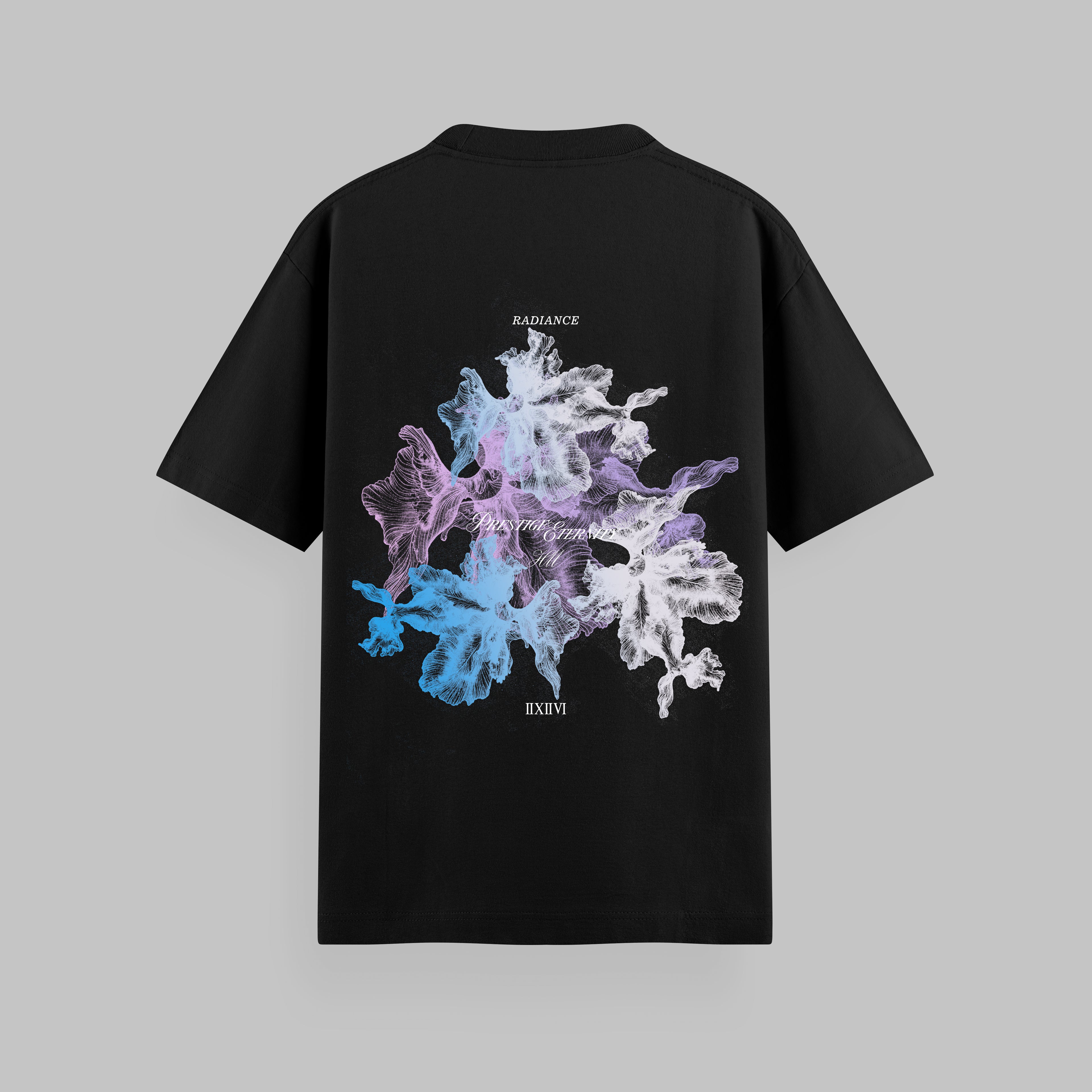 CAMISETA OVERSIZE RADIANCE NEGRO