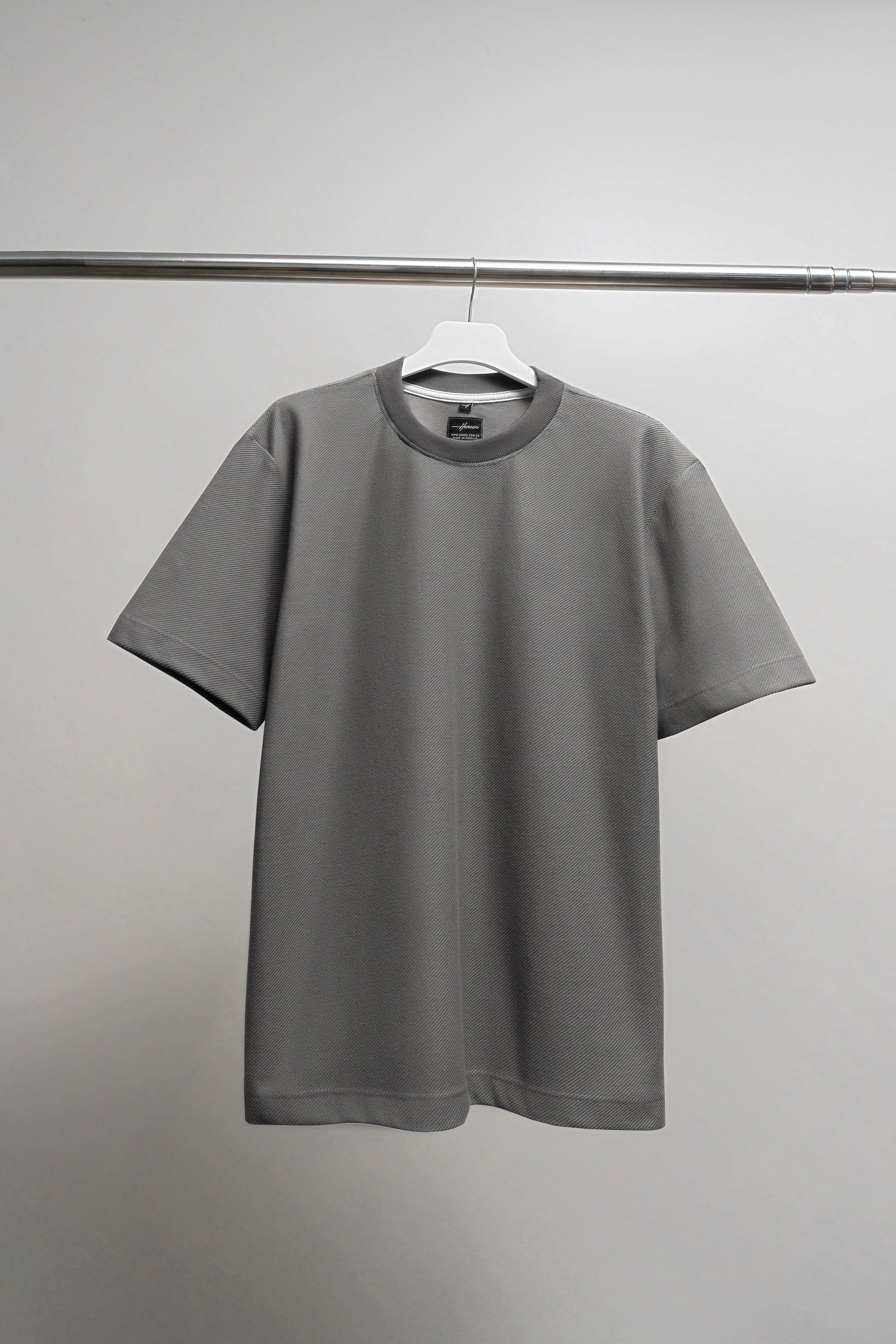 CAMISETA OVERSIZE COLOR GRIS OSCURO FIORENZO