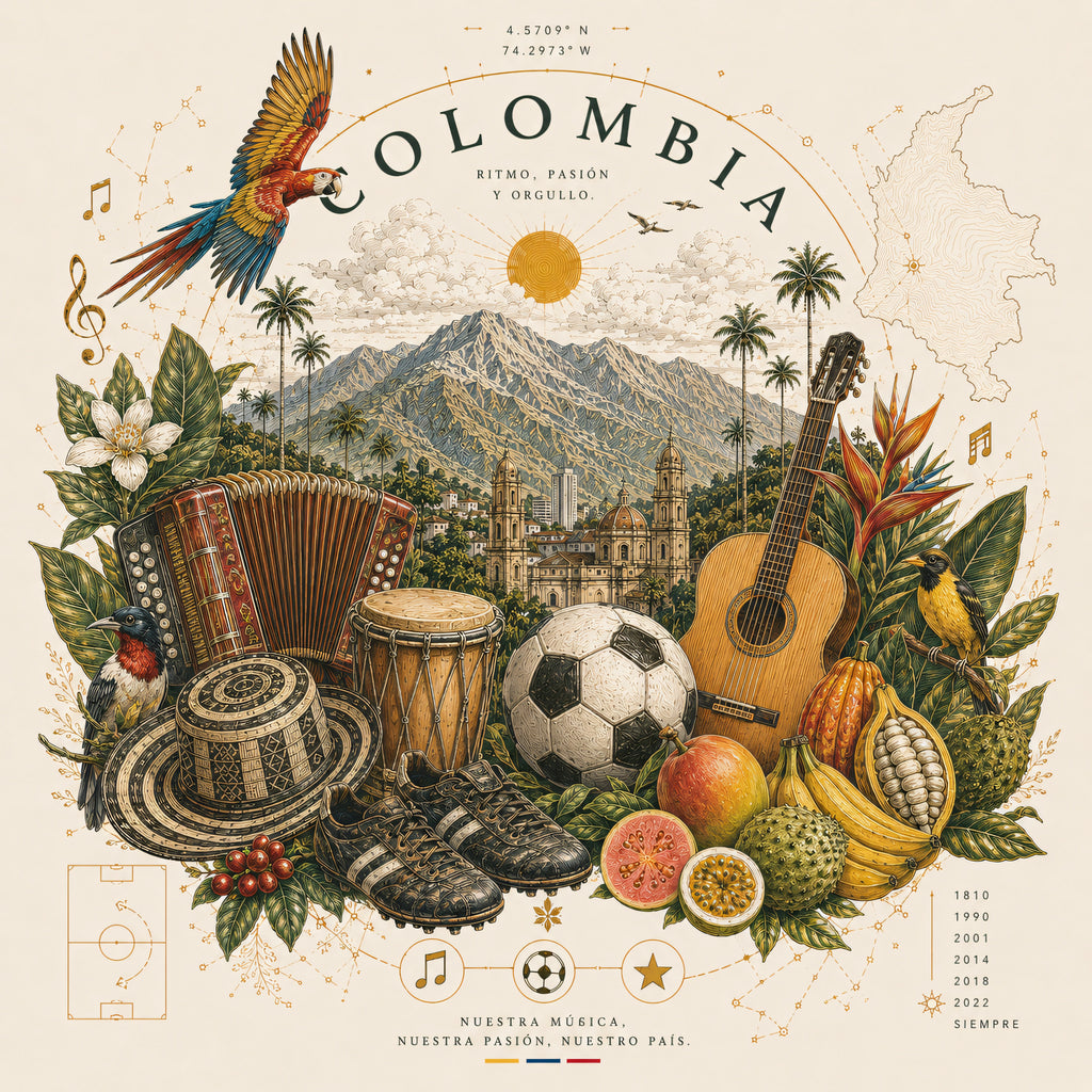 CAMSIETA HOMBRE COLOMBIA ORGULLO