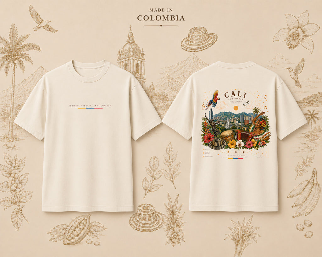 CAMISETA HOMBRE REGULAR FIT COLOMBIA - CALI
