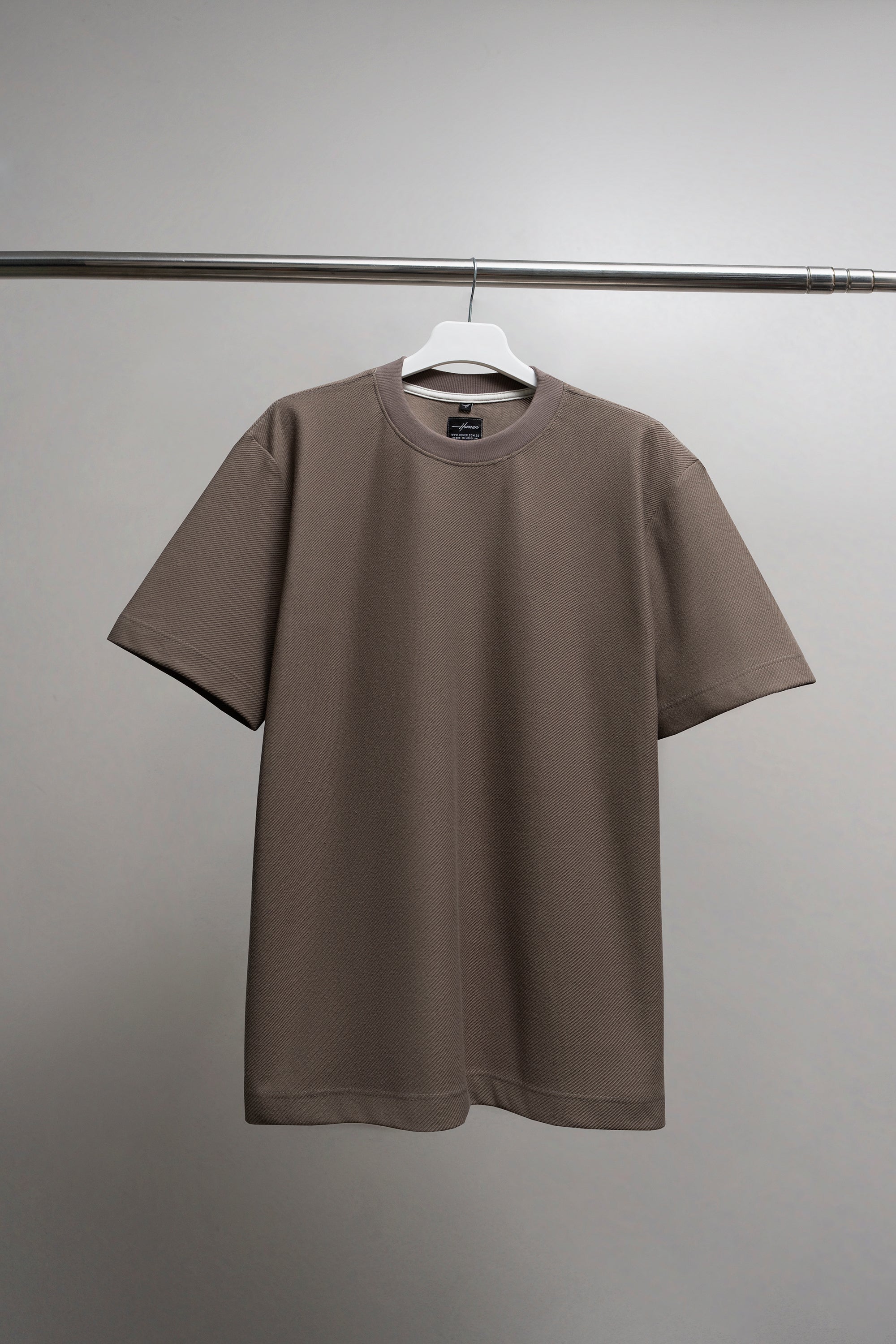 CAMISETA OVERSIZE COLOR PIEDRA FIORENZO