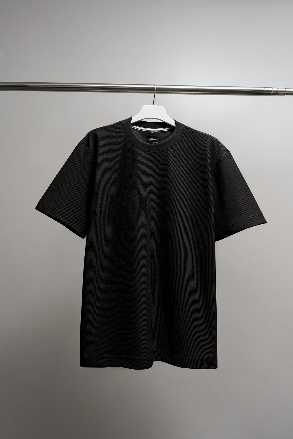 CAMISETA OVERSIZE COLOR NEGRO FIORENZO
