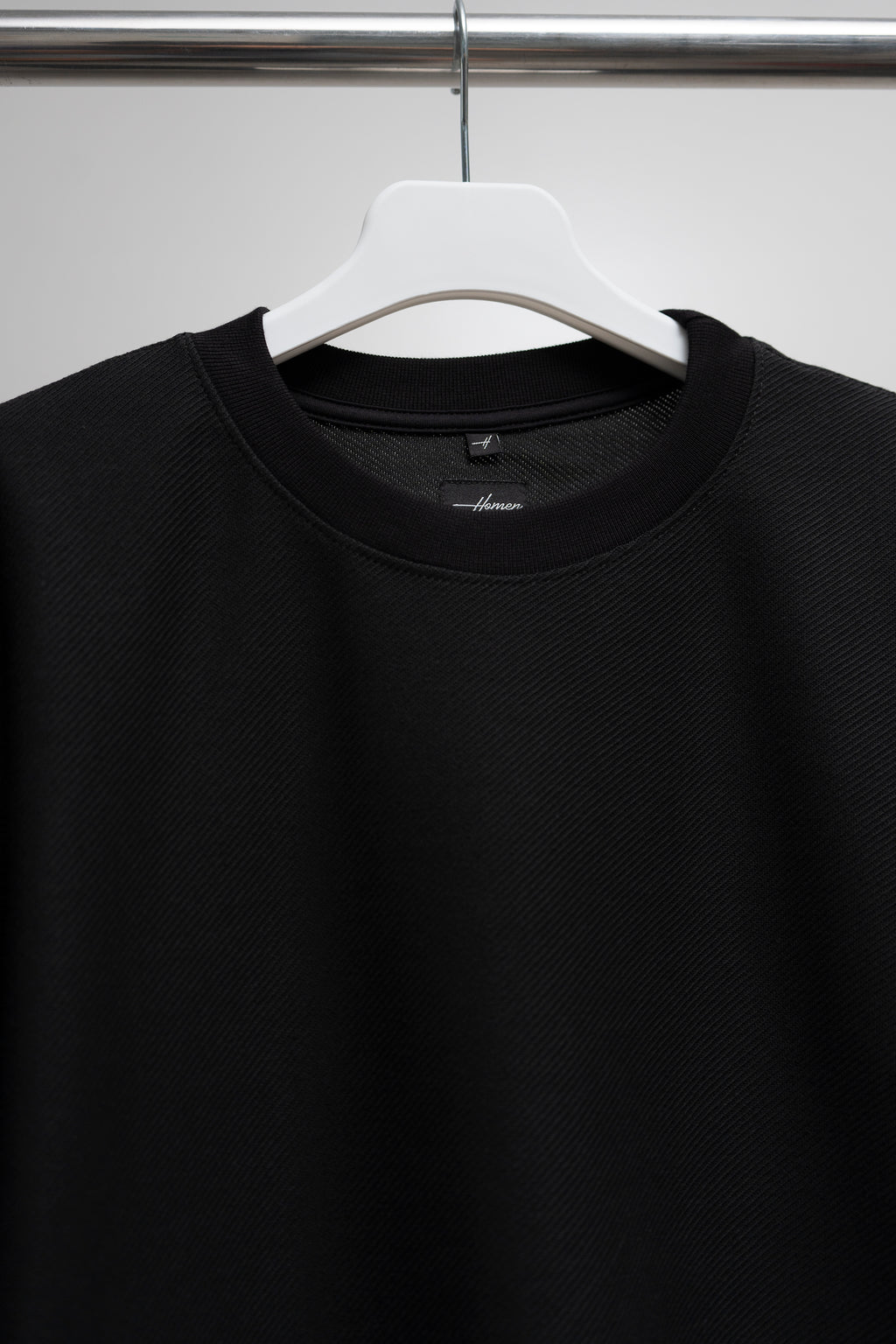 CAMISETA OVERSIZE COLOR NEGRO FIORENZO