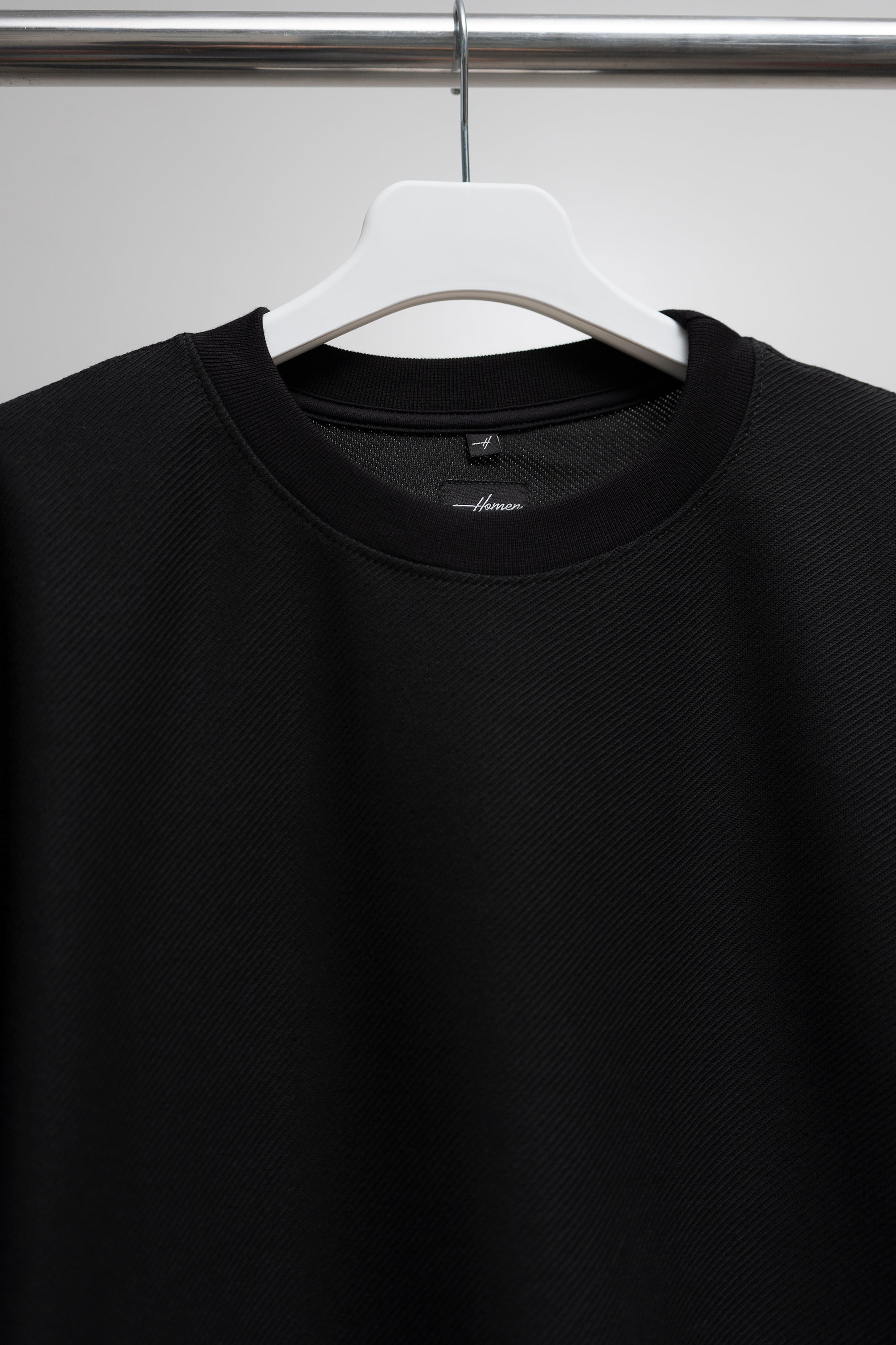 CAMISETA OVERSIZE COLOR NEGRO FIORENZO