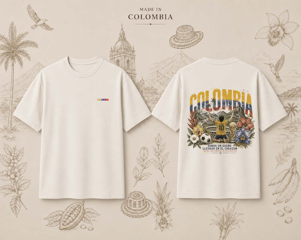 CAMSIETA HOMBRE COLOMBIA MUNDIAL