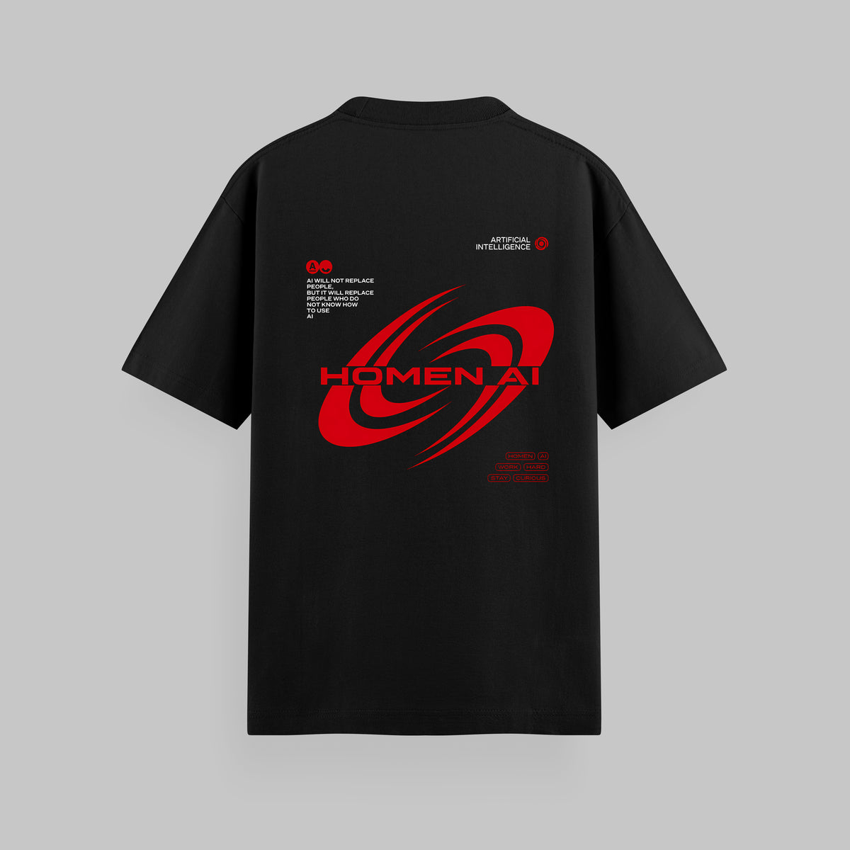 CAMISETA OVERSIZE HOMEN AI
