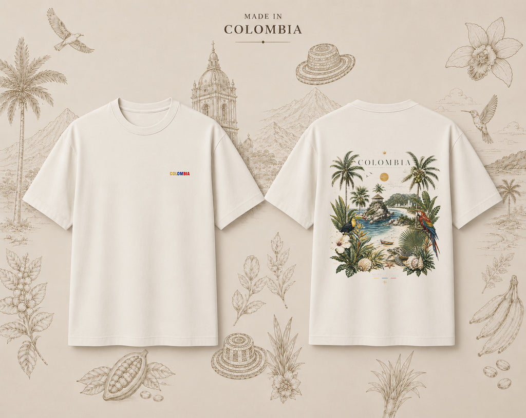 CAMSIETA HOMBRE COLOMBIA COSTAS