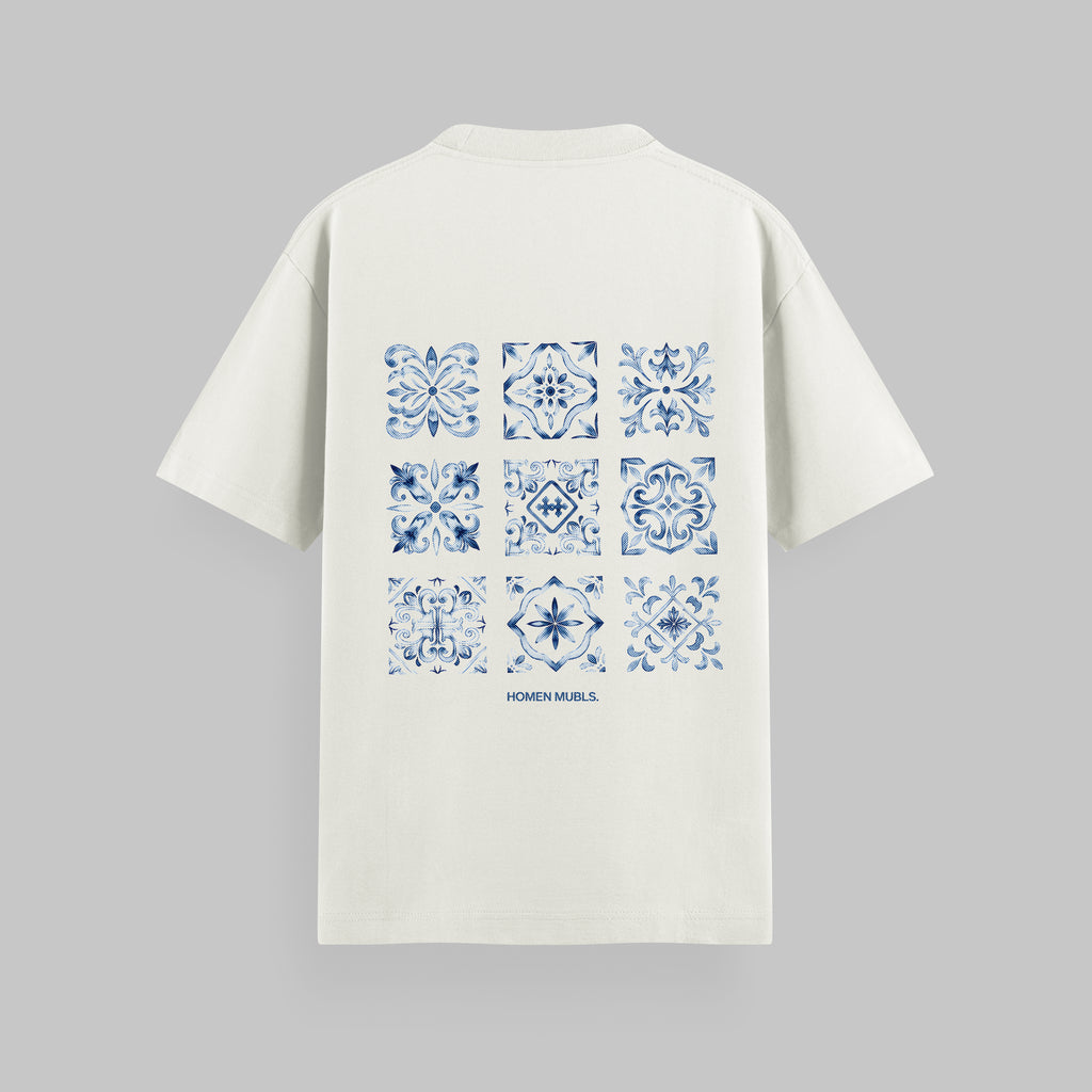CAMISETA OVERSIZE AZULEJOS