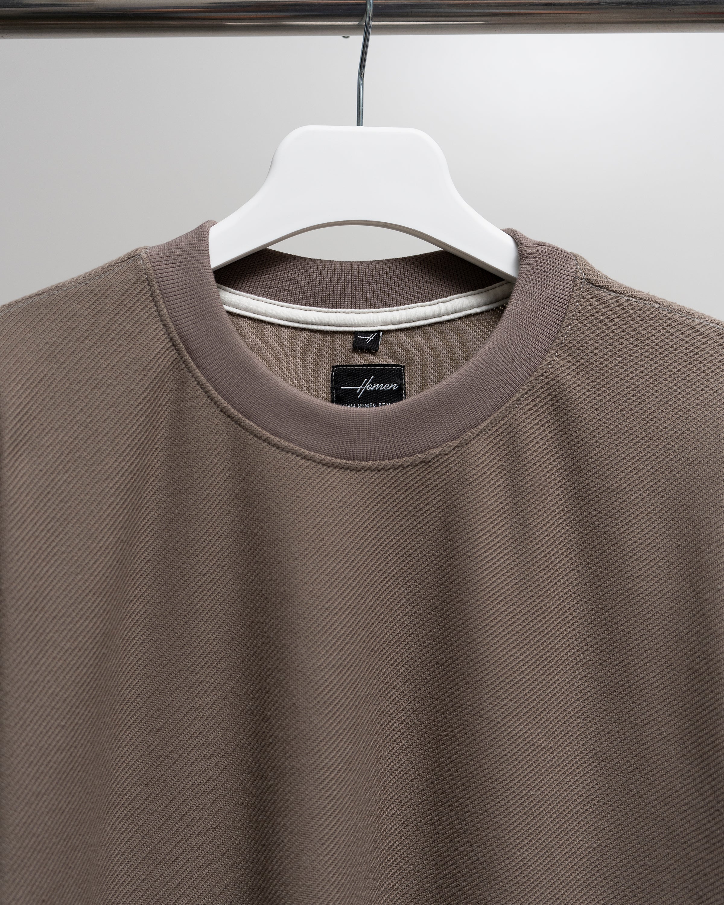 CAMISETA OVERSIZE COLOR PIEDRA FIORENZO