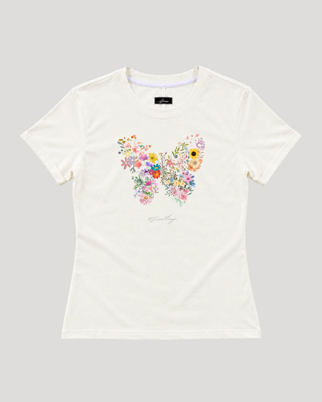 BASICA DAMA BLANCO HUESO MARIPOSA