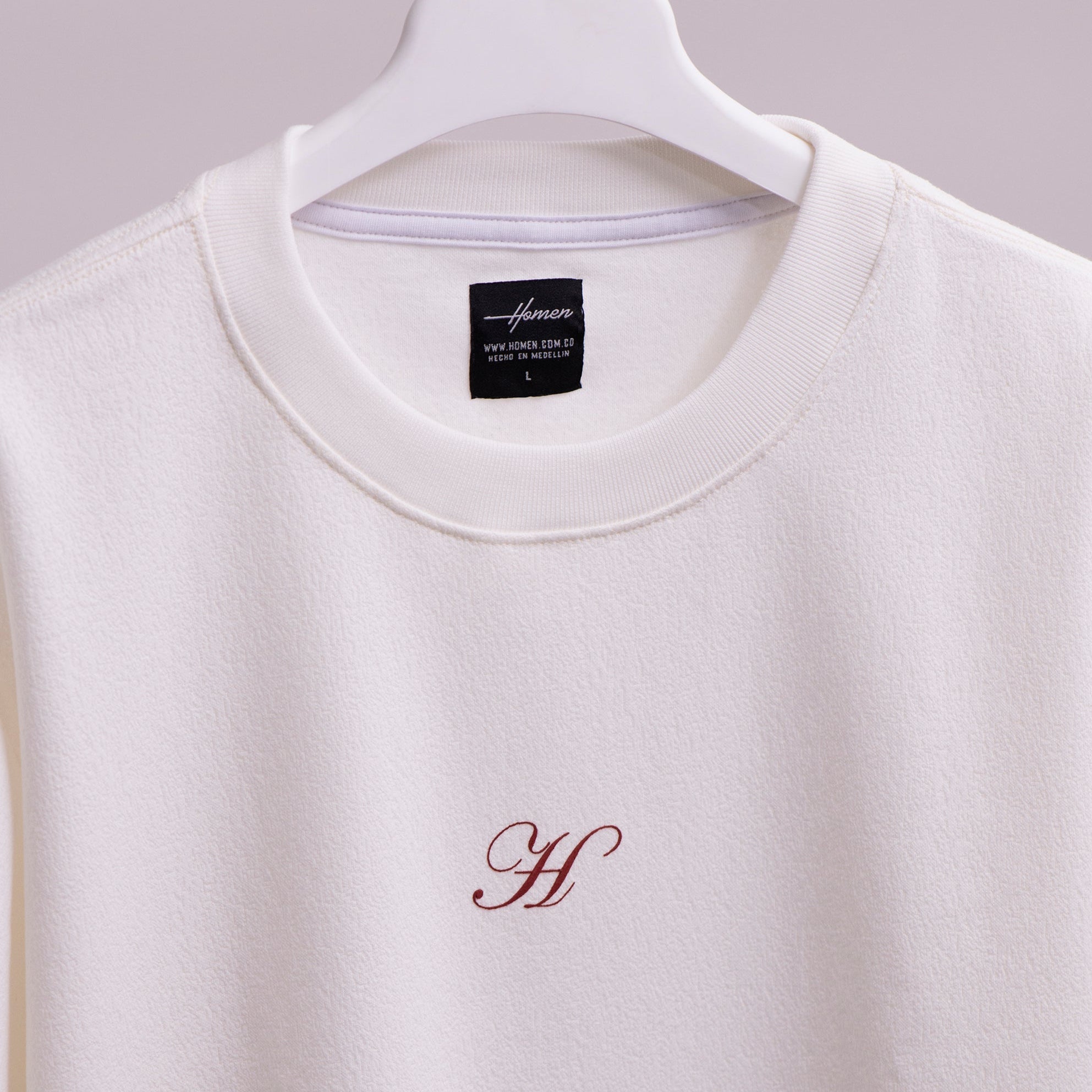 CAMISETA TEXTURIZADA MARMOL BLANCO HUESO