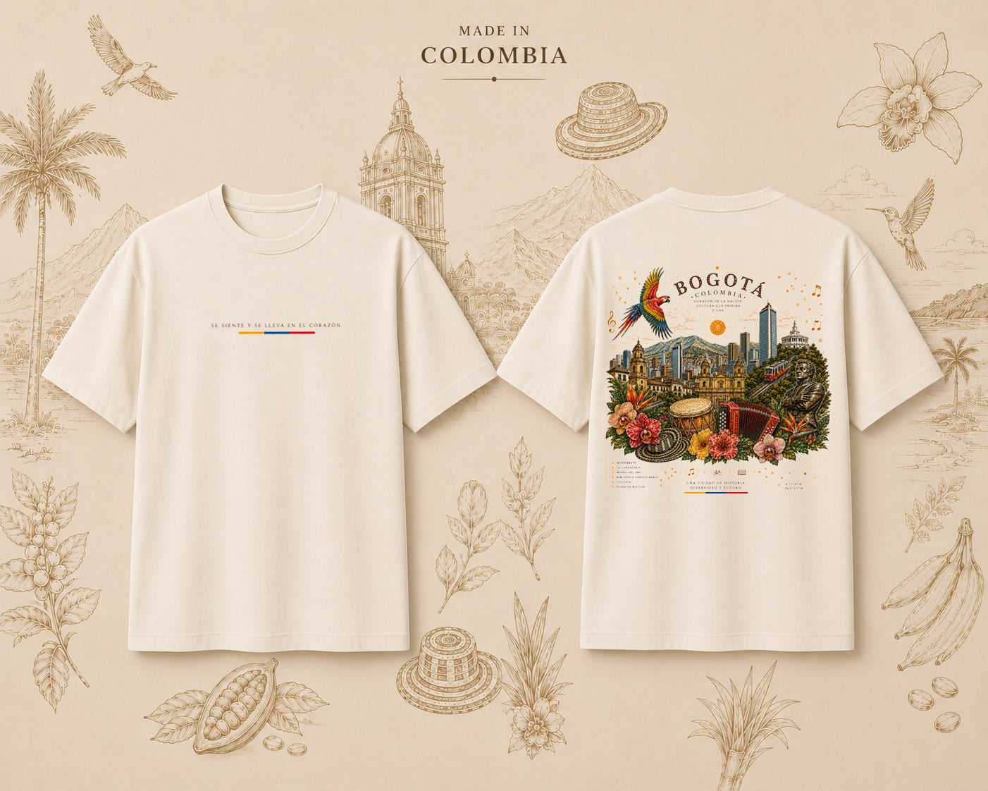 CAMISETA HOMBRE REGULAR FIT  COLOMBIA - BOGOTÁ