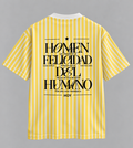 CAMISETA OVERSIZE COLECCIÓN RAYAS FELICIDAD DEL HUMANO