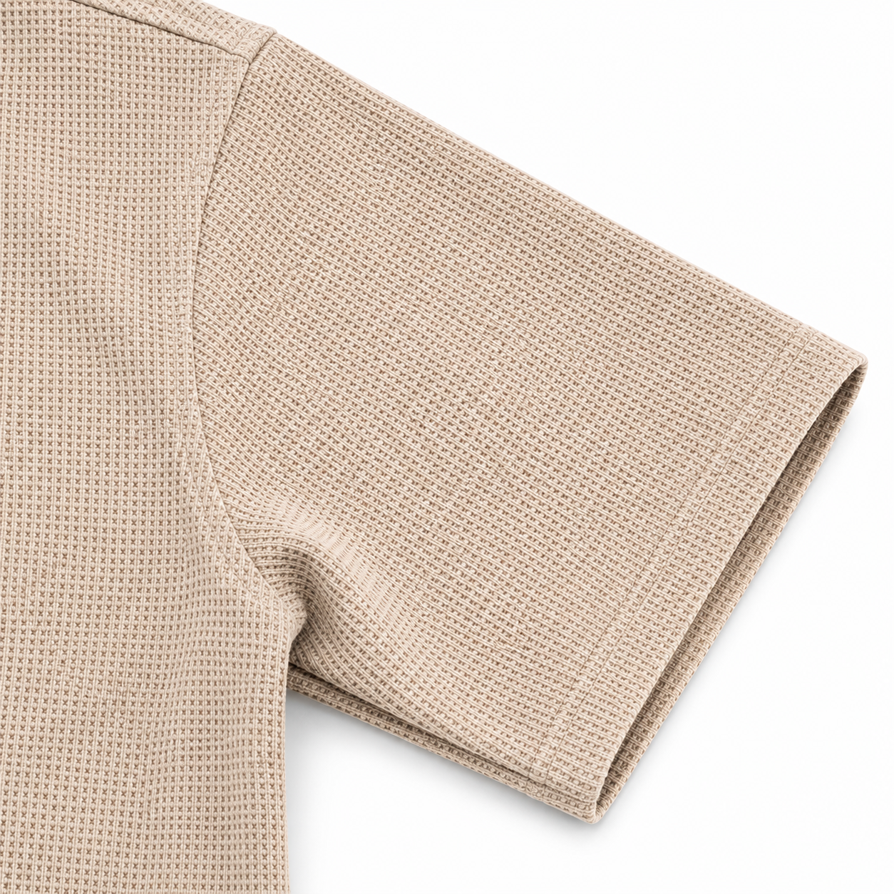 CAMISETA OVERSIZE TEXTURA OKSANA BEIGE