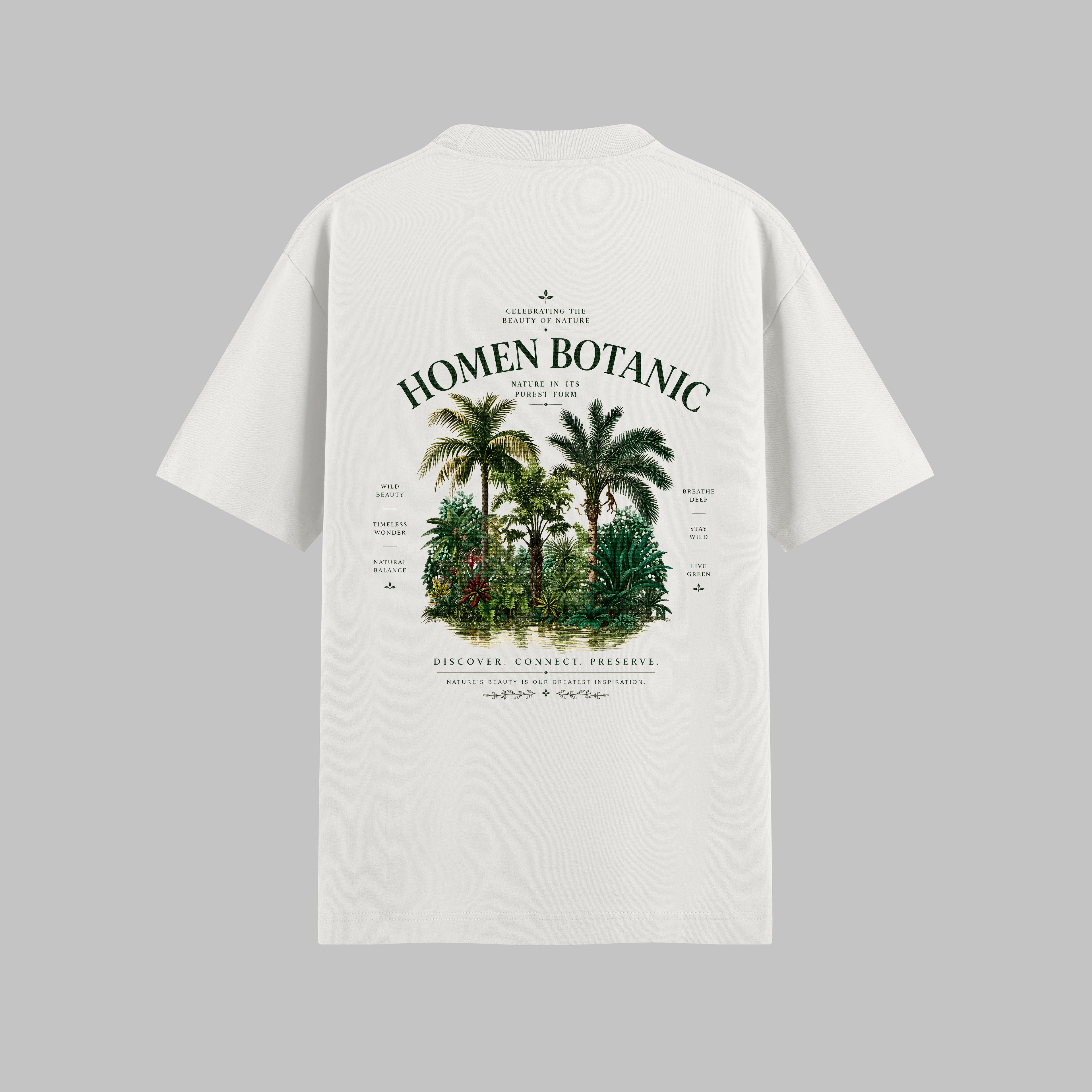 CAMISETA REGULAR FIT HOMEN BOTANIC