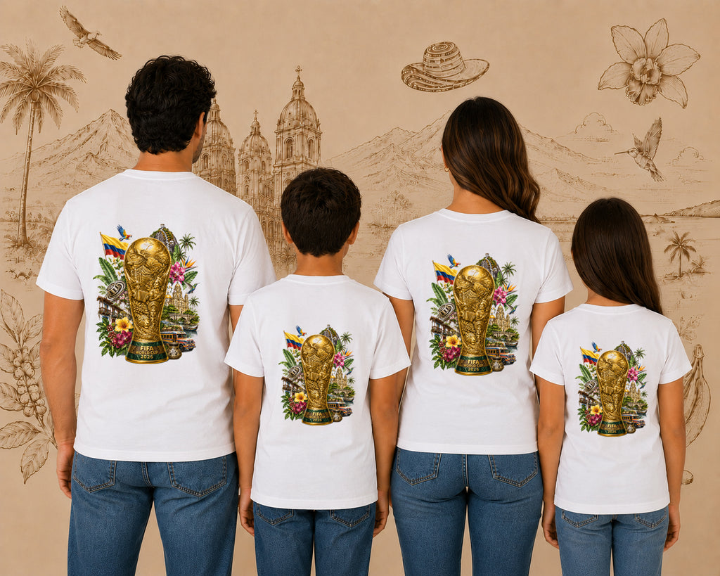 CAMISETA COLOMBIA COMBO FAMILIA