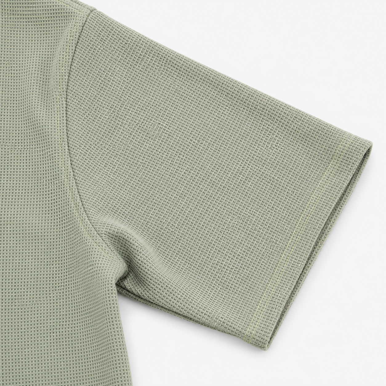 CAMISETA OVERSIZE TEXTURA OKSANA VERDE SECO