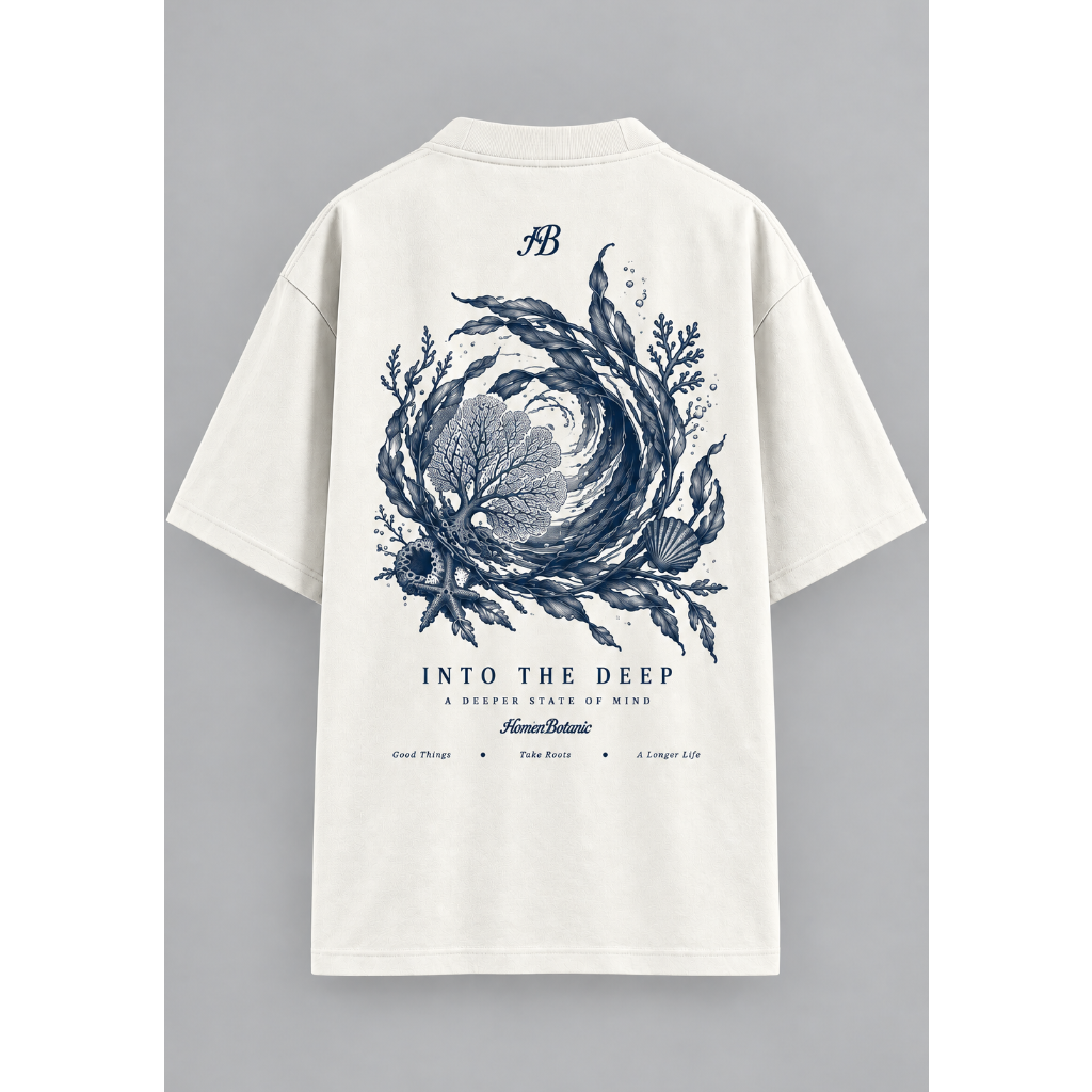 CAMISETA OVERSIZE INTO THE DEEP