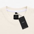 CAMISETA OVERSIZE TEXTURA OKSANA BLANCO HUESO