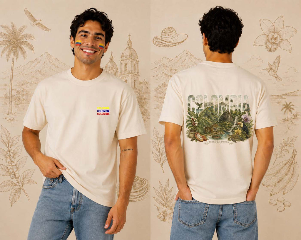 CAMSIETA HOMBRE COLOMBIA MI TIERRA