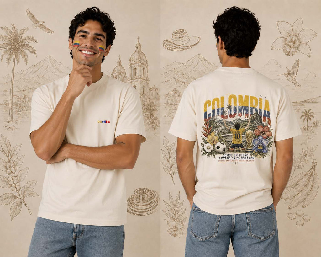 CAMSIETA HOMBRE COLOMBIA MUNDIAL