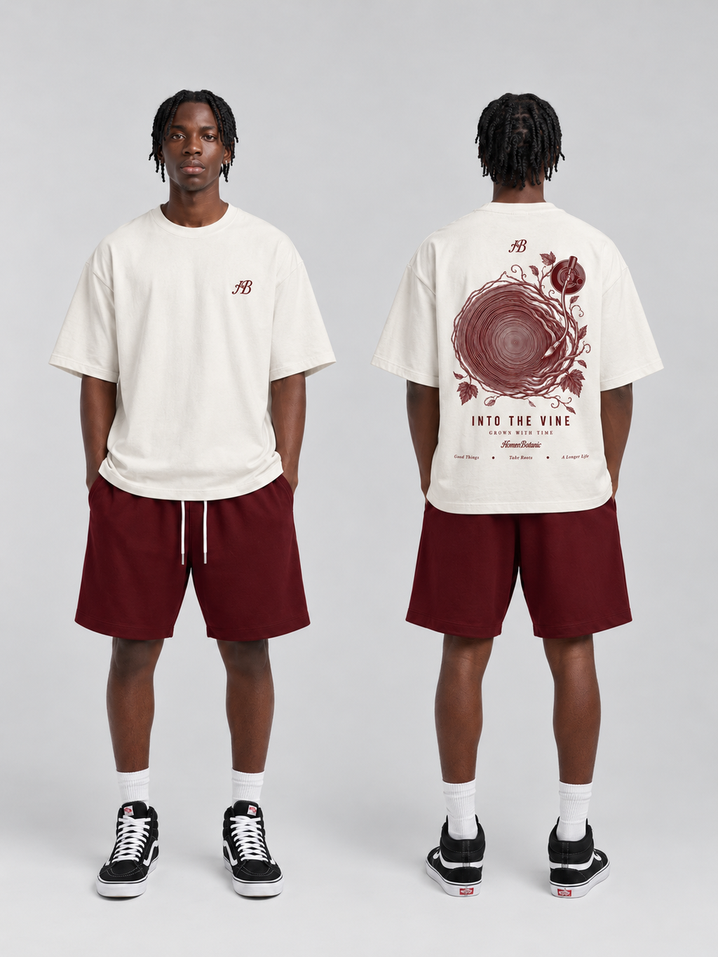 SET CAMISETA Y BERMUDA INTO THE VINE