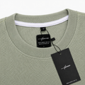 CAMISETA OVERSIZE TEXTURA OKSANA VERDE SECO
