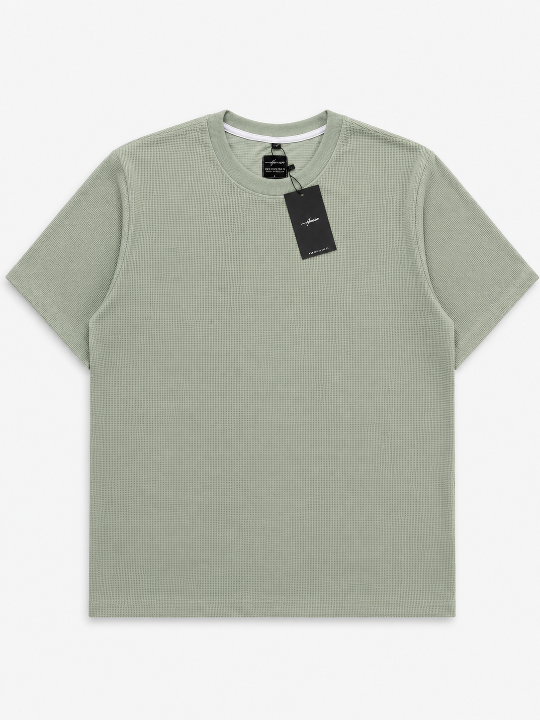 CAMISETA OVERSIZE TEXTURA OKSANA VERDE SECO