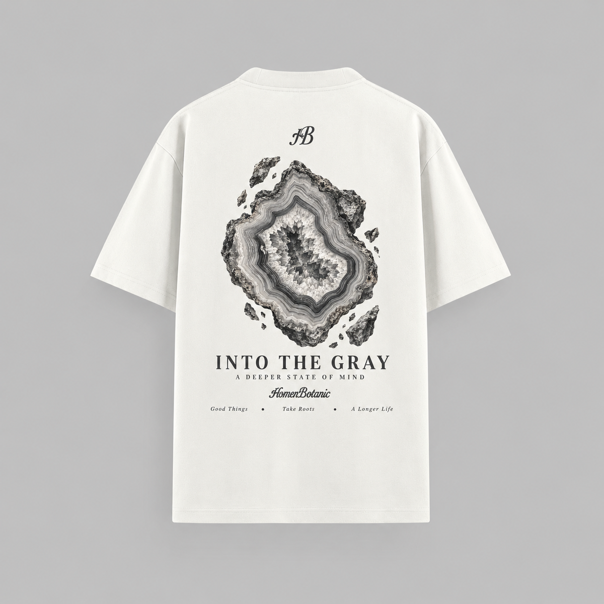 CAMISETA OVERSIZE INTO THE GRAY