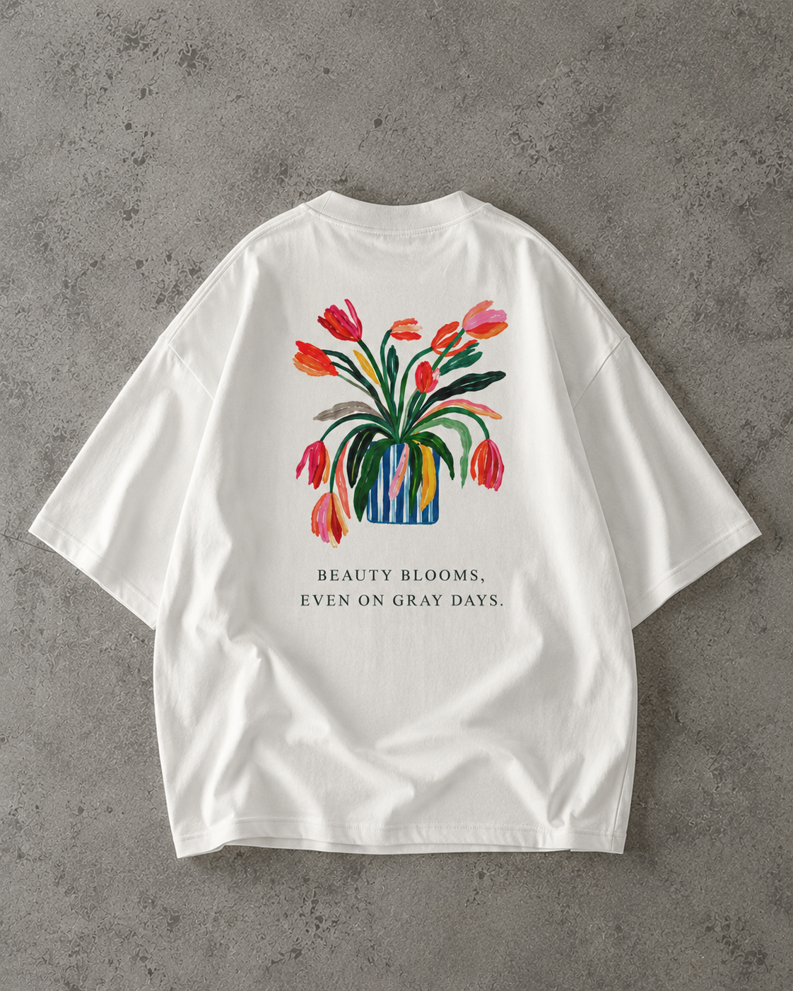 CAMISETA OVERSIZE BLOOMS