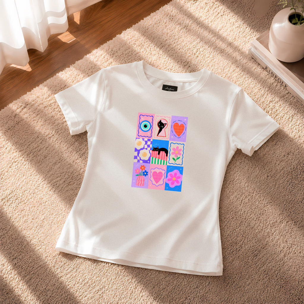 CAMISETA MUJER COLLAGE