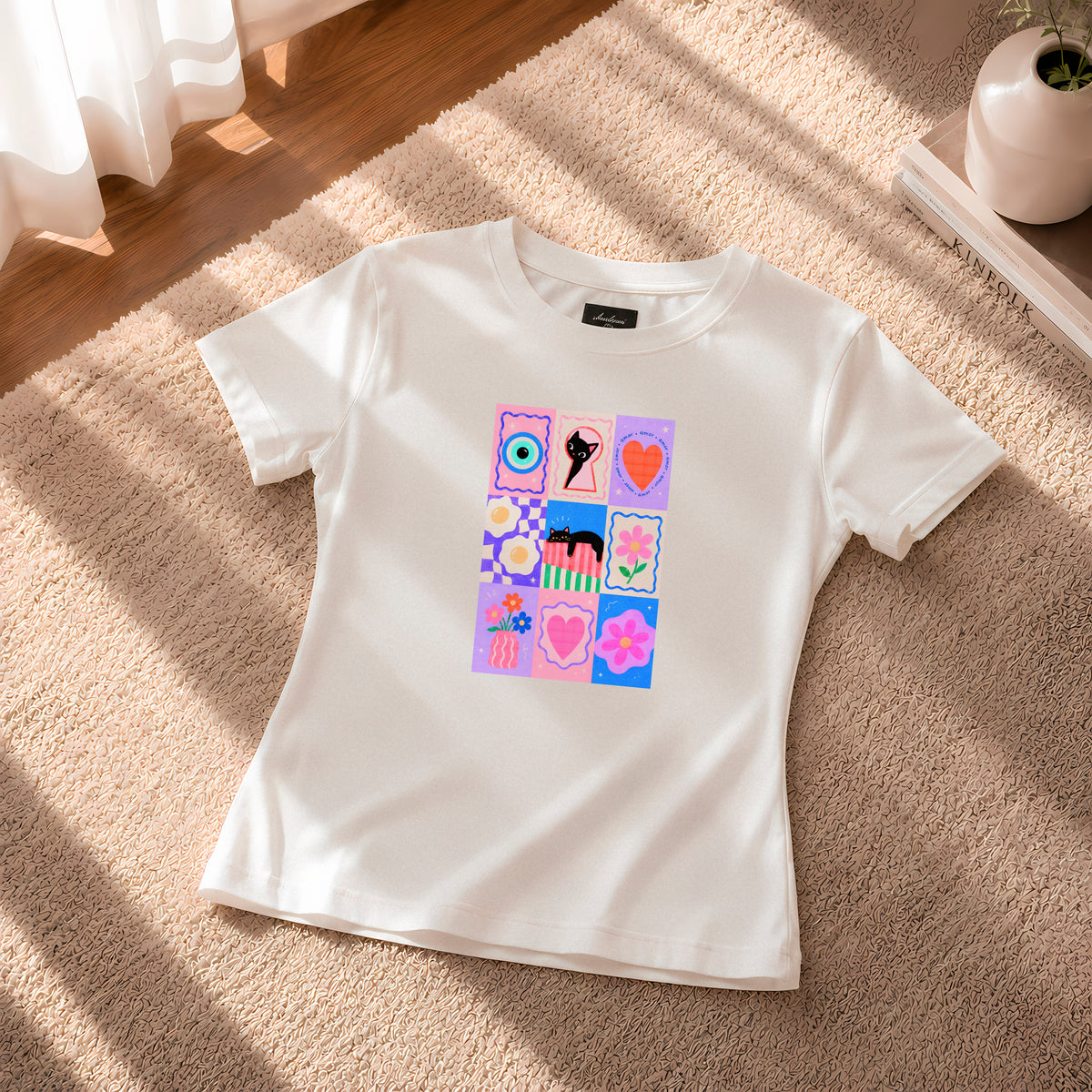 CAMISETA MUJER COLLAGE