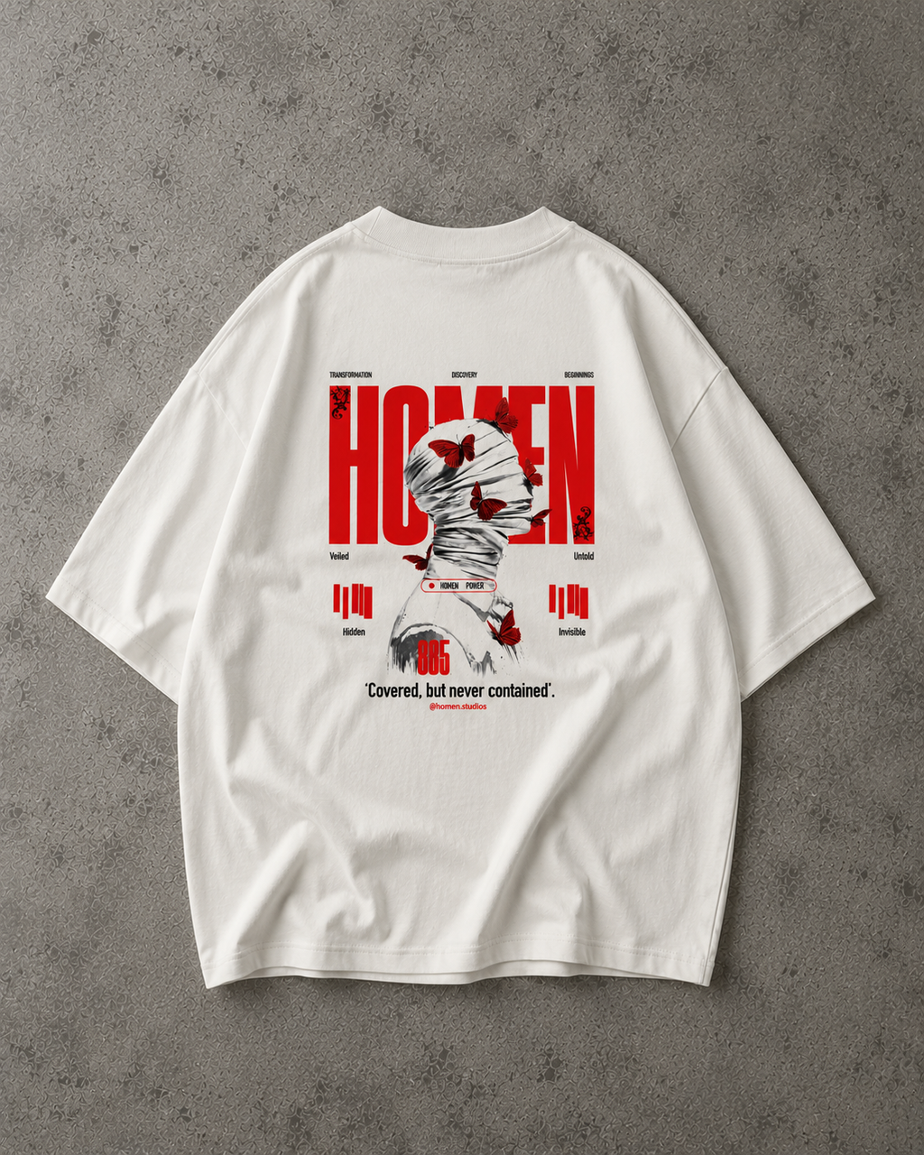 CAMISETA OVERSIZE COVERED