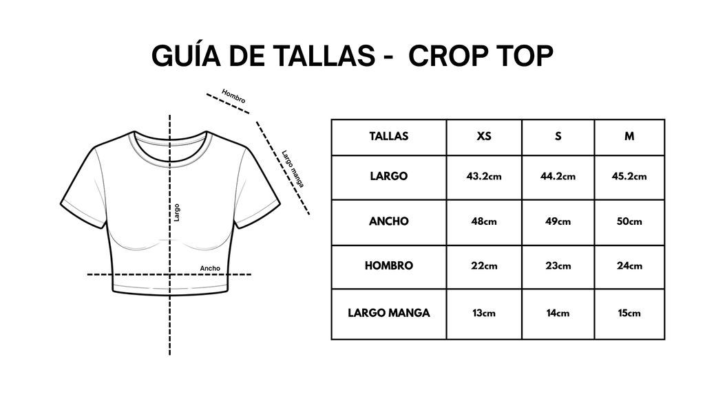 CROP TOP NEGRO