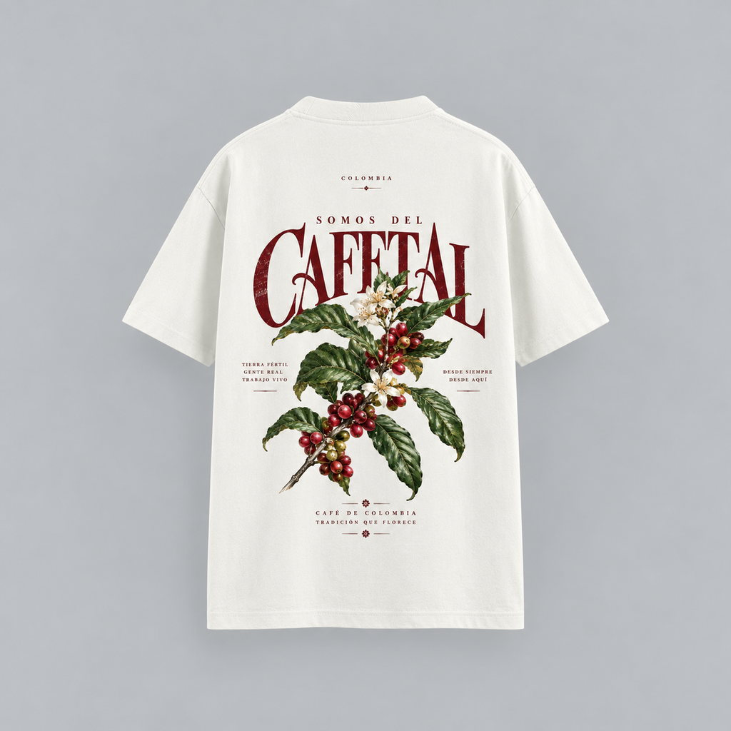 CAMISETA OVERSIZE SOMOS DEL CAFETAL