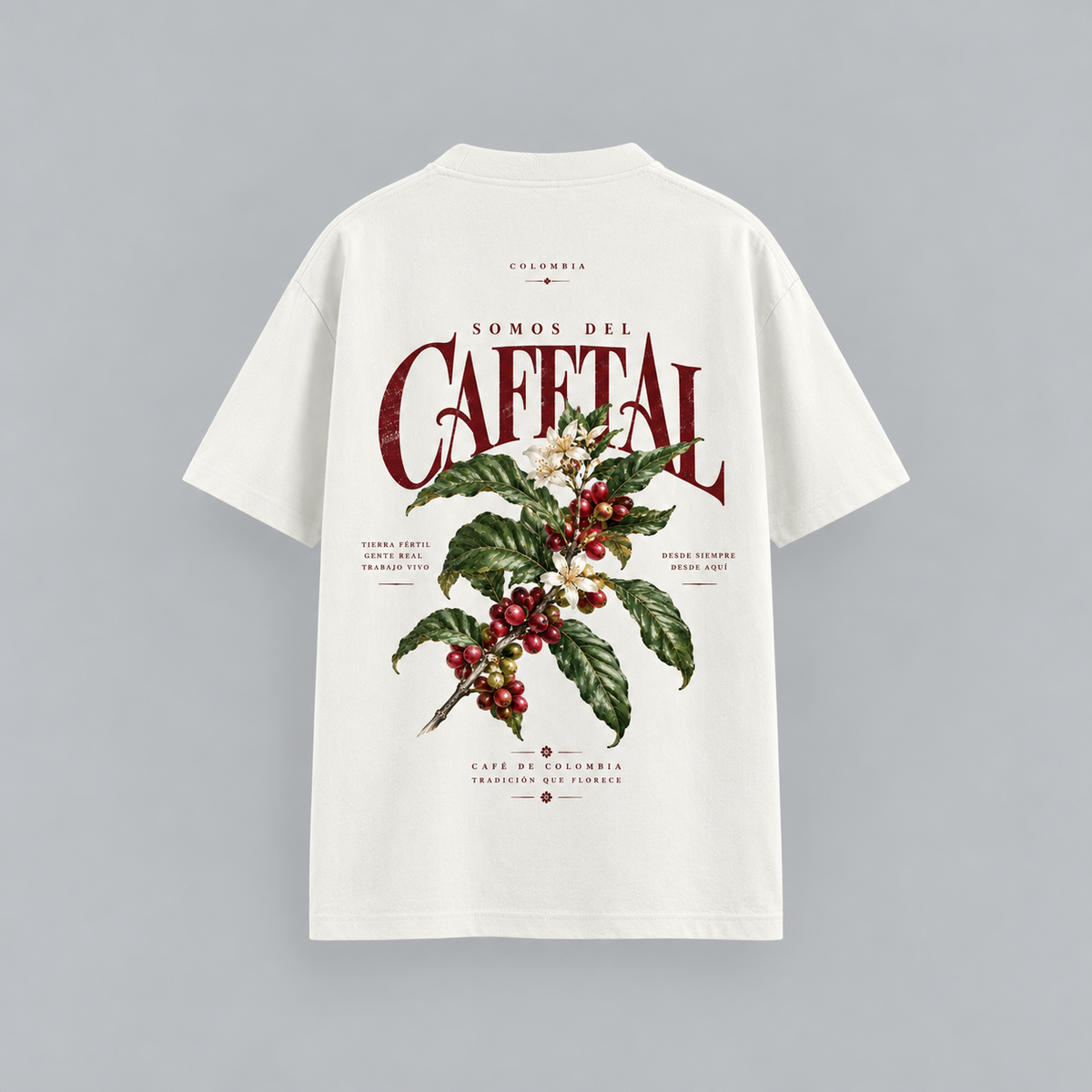 CAMISETA OVERSIZE SOMOS DEL CAFETAL