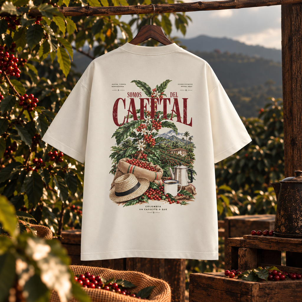 CAMISETA OVERSIZE CULTURA DEL CAFE