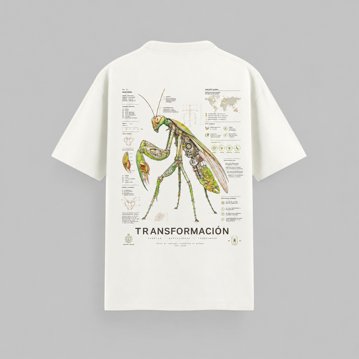 CAMISETA OVERSIZE MANTIS