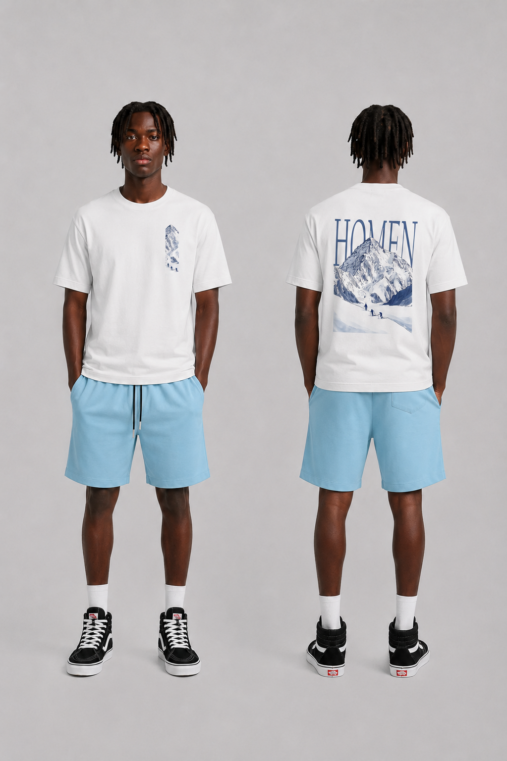 SET CAMISETA Y BERMUDA NEVADO