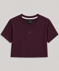 CROP TOP BERENJENA