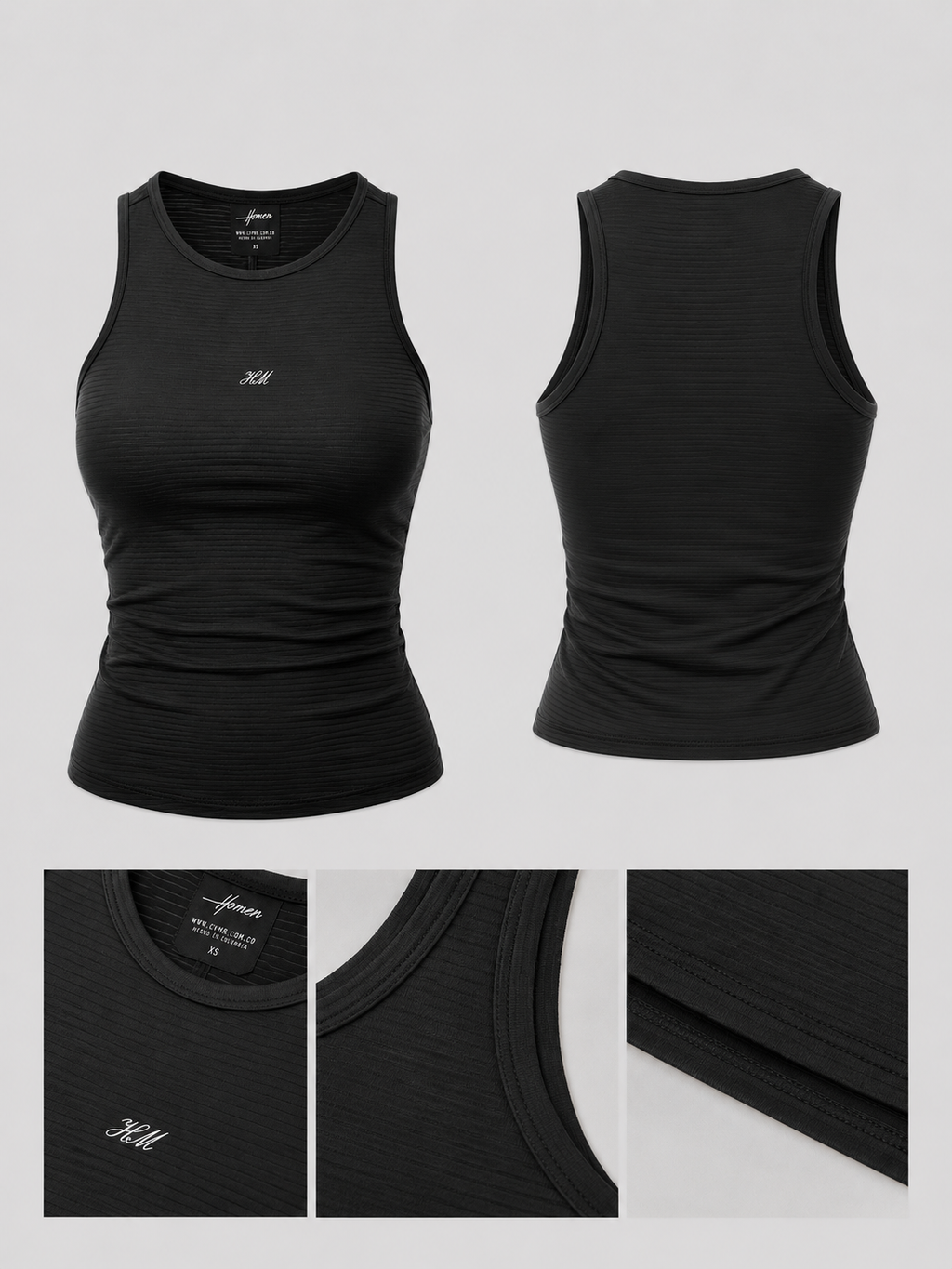 BLUSA MUJER NEGRO ESQUELETO