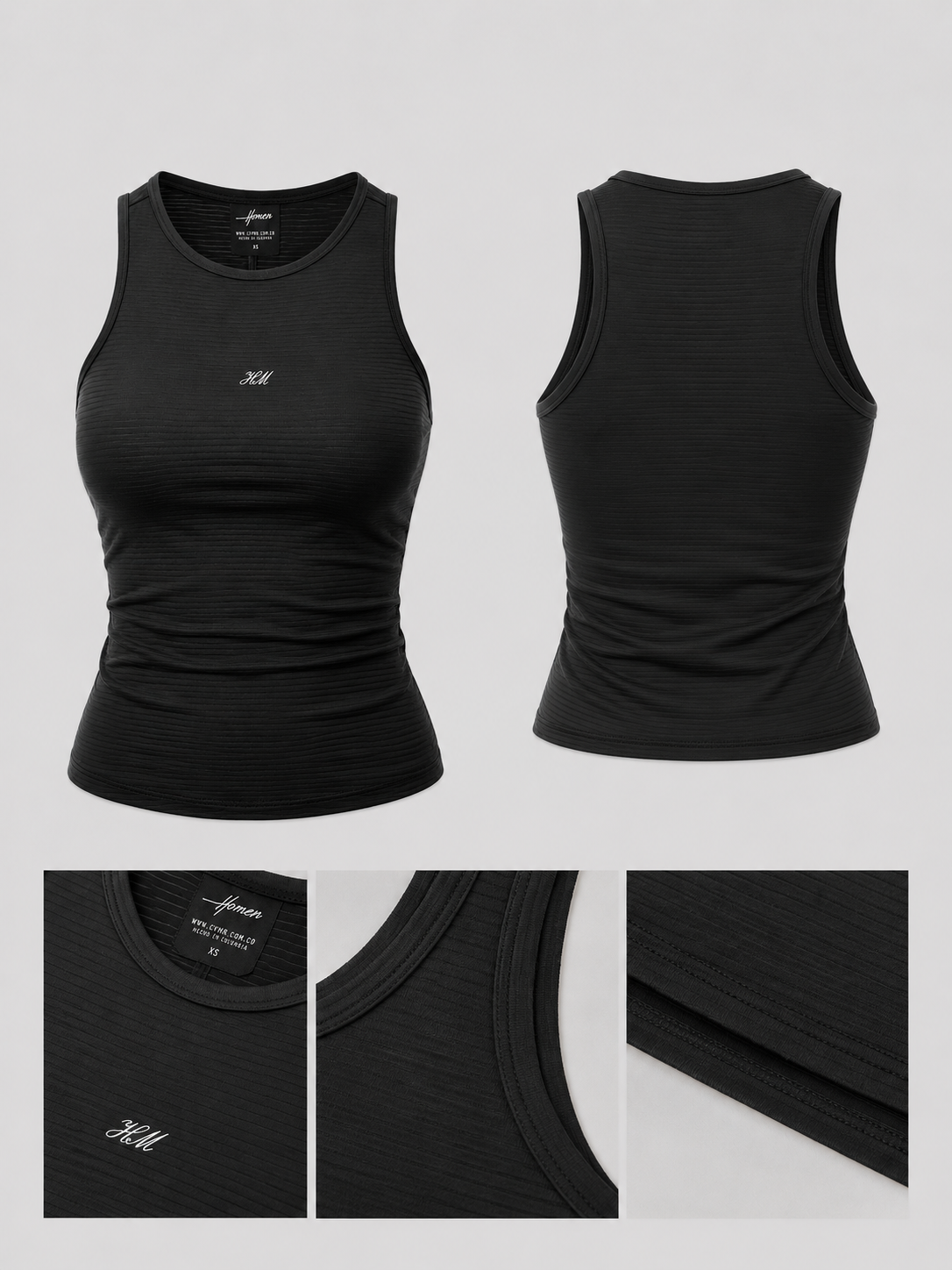 BLUSA MUJER NEGRO ESQUELETO