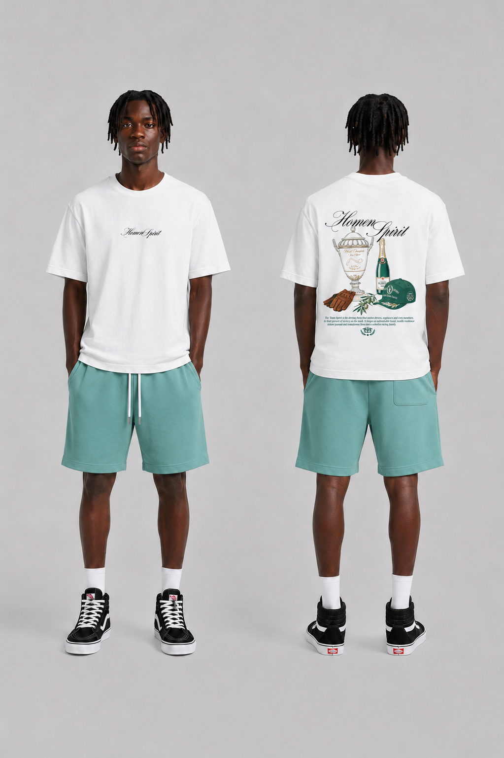 SET CAMISETA Y BERMUDA HOMEN SPIRIT
