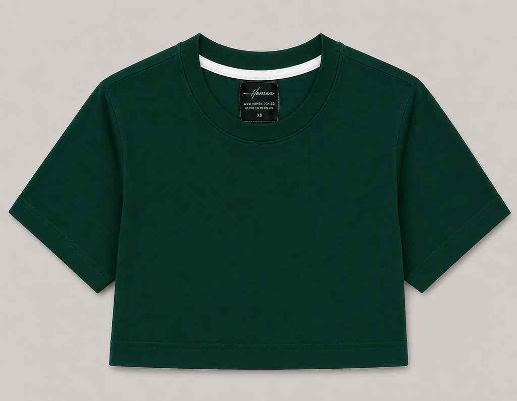 CROP TOP VERDE BOTELLA