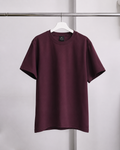 CAMISETA REGULAR FIT BERENJENA