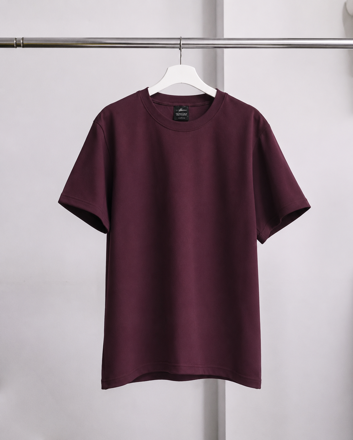 CAMISETA REGULAR FIT BERENJENA