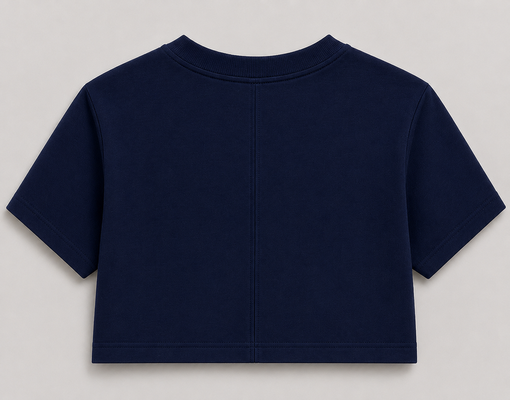 CROP TOP AZUL OSCURO