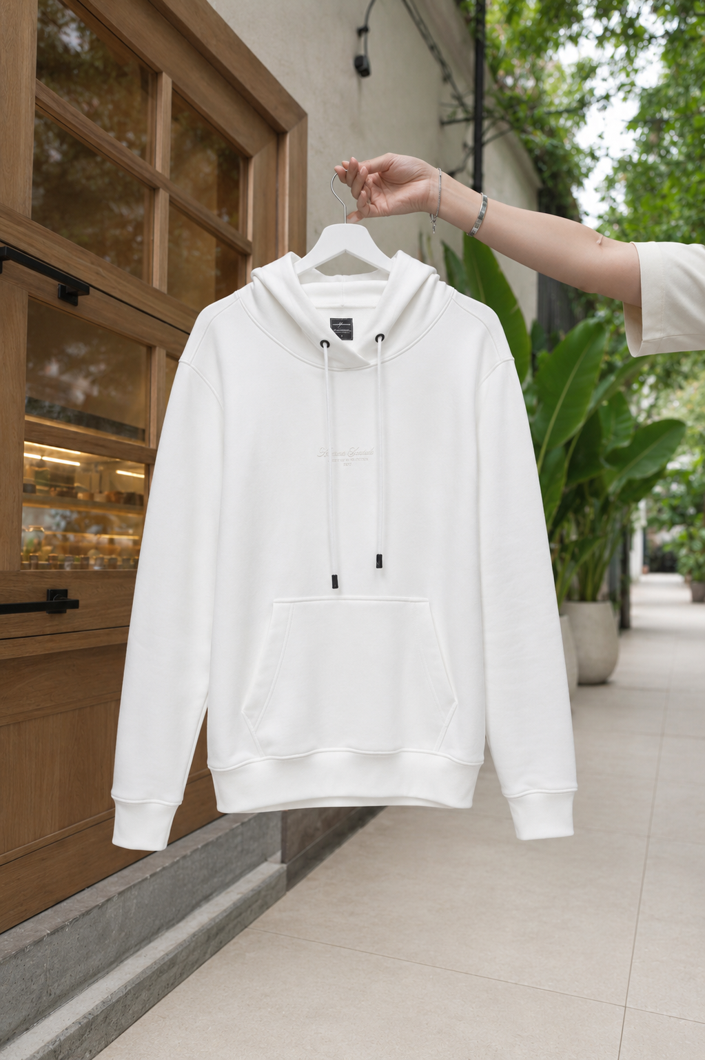 HODDIE REGULAR COLOR BLANCO HUESO