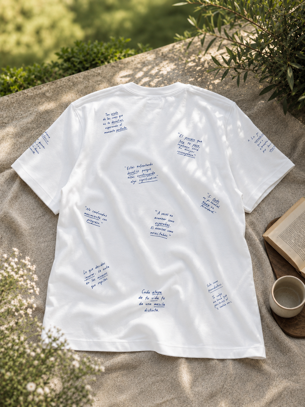 CAMISETA REGULAR FIT FRASES QUE INSPIRA